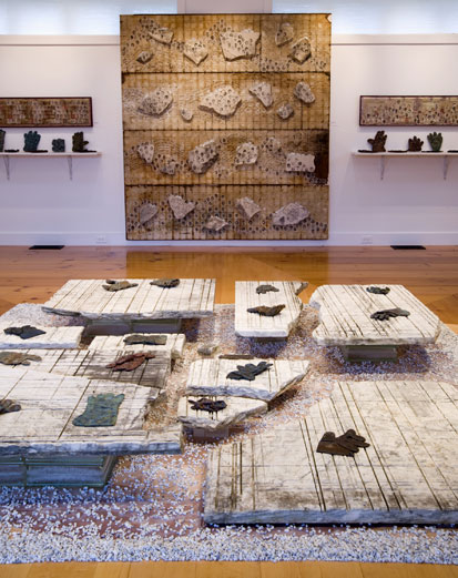 Floating Stones, Stepping Stones print